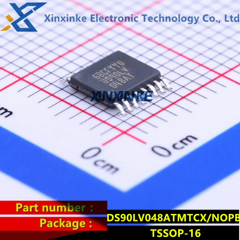 

DS90LV048ATMTCX/NOPB TSSOP-16 LVDS Interface IC 3V LVDS Quad CMOS Diff Line Driver
