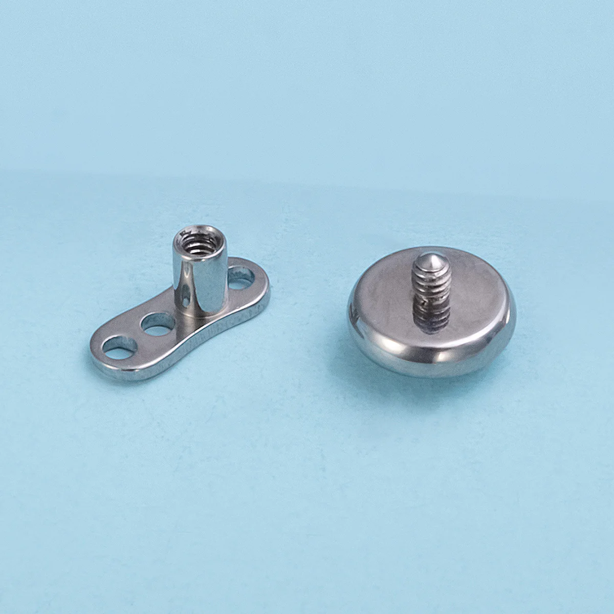 Piercing Jewelry 1pc G23 Titanium Dermal Piercings CZ Micro Dermal Anchors