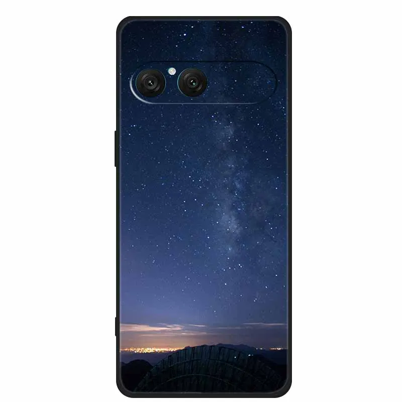 Sleek Black Silicone Soft Back Cover - Stylish Phone Protection Shell