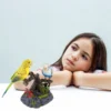 Small Bird Toys Parrot Voice Control Recording Talking Desktop Electric Red Child 4
