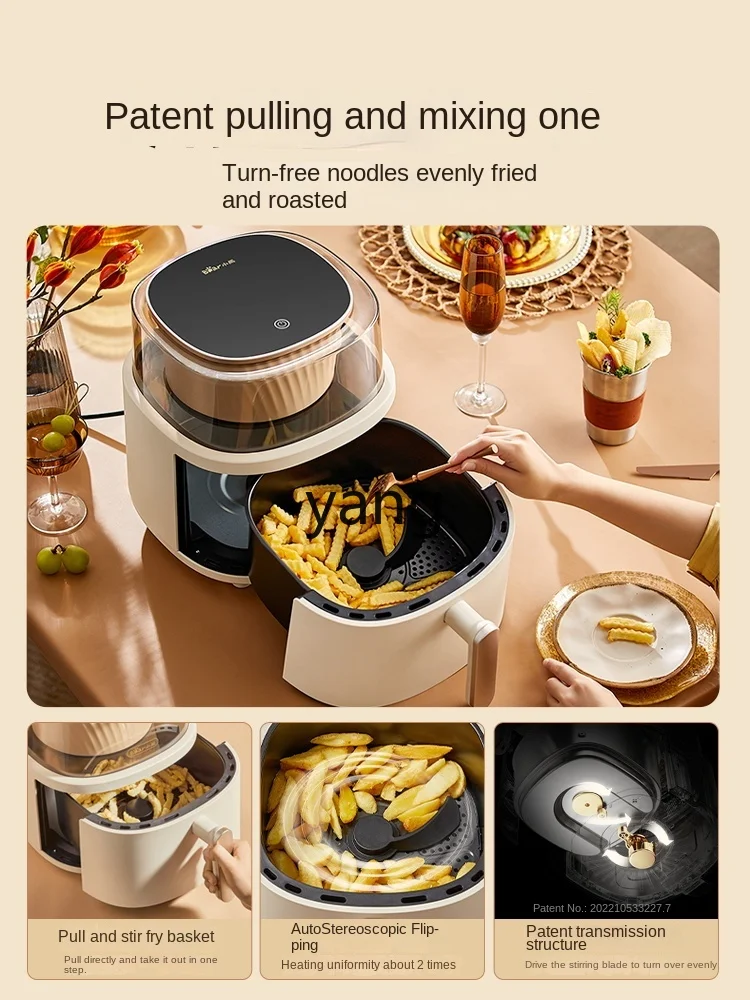 L'm'm Panoramic Visual Air Fryer Multi-Function Home Smart Oven Deep Frying Pan