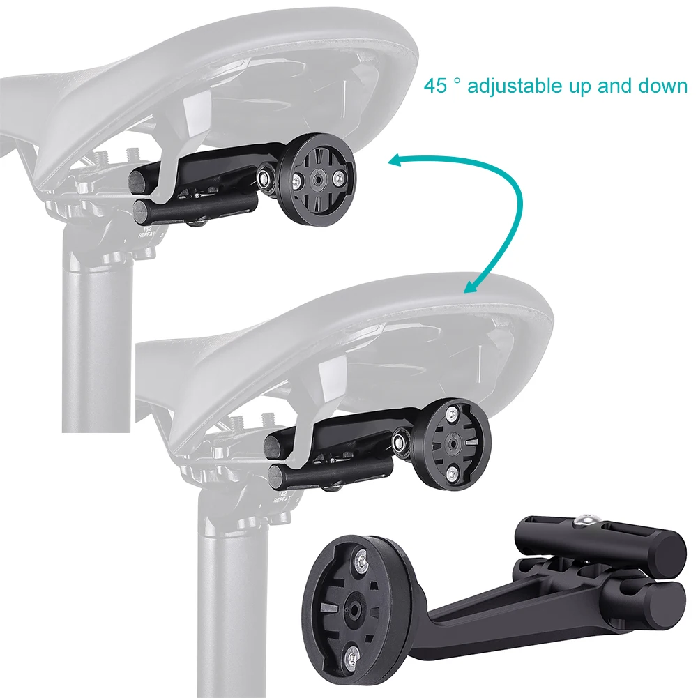 Bicycle Saddle Rail Rear Light Bracket Bike Tail Light Holder Seat-post Mount MTB Cycling Bike Lamp Stand for Garmin Varia Radar