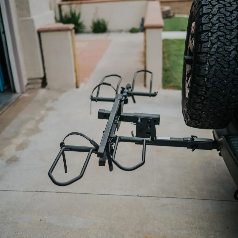 Sport Rider 2" Hitch Bike Rack, Carries 2 Bikes up to 80 lbs Each for Standard, Fat Tire and Electric Bicycles - Heavy Duty 2