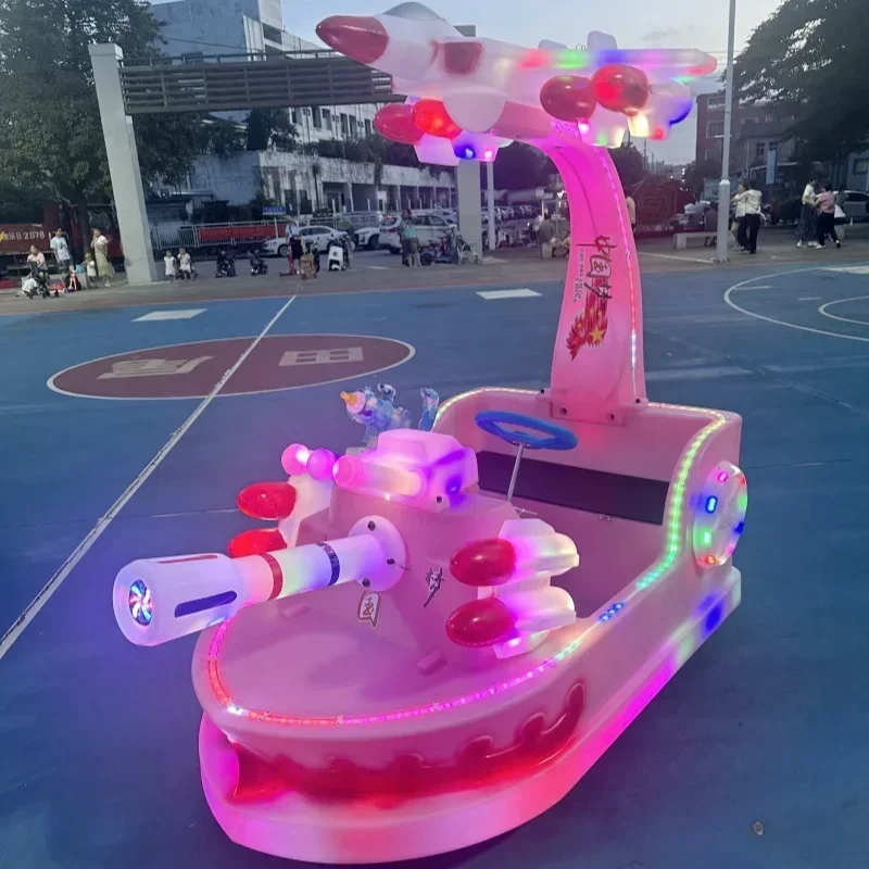 Amusement Park Shopping Mall Square Parent-child Cartoon Outdoor Children Electric Amusement Bumper Car Luminous Adult