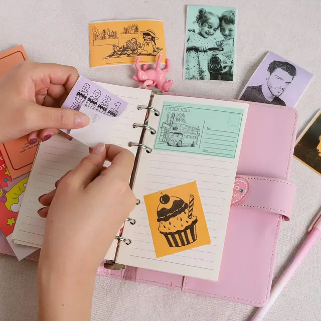 Carta Termica Per Mini Stampante T02/M02L - 3 Rotoli, 50mm X 3.5m, Bianca