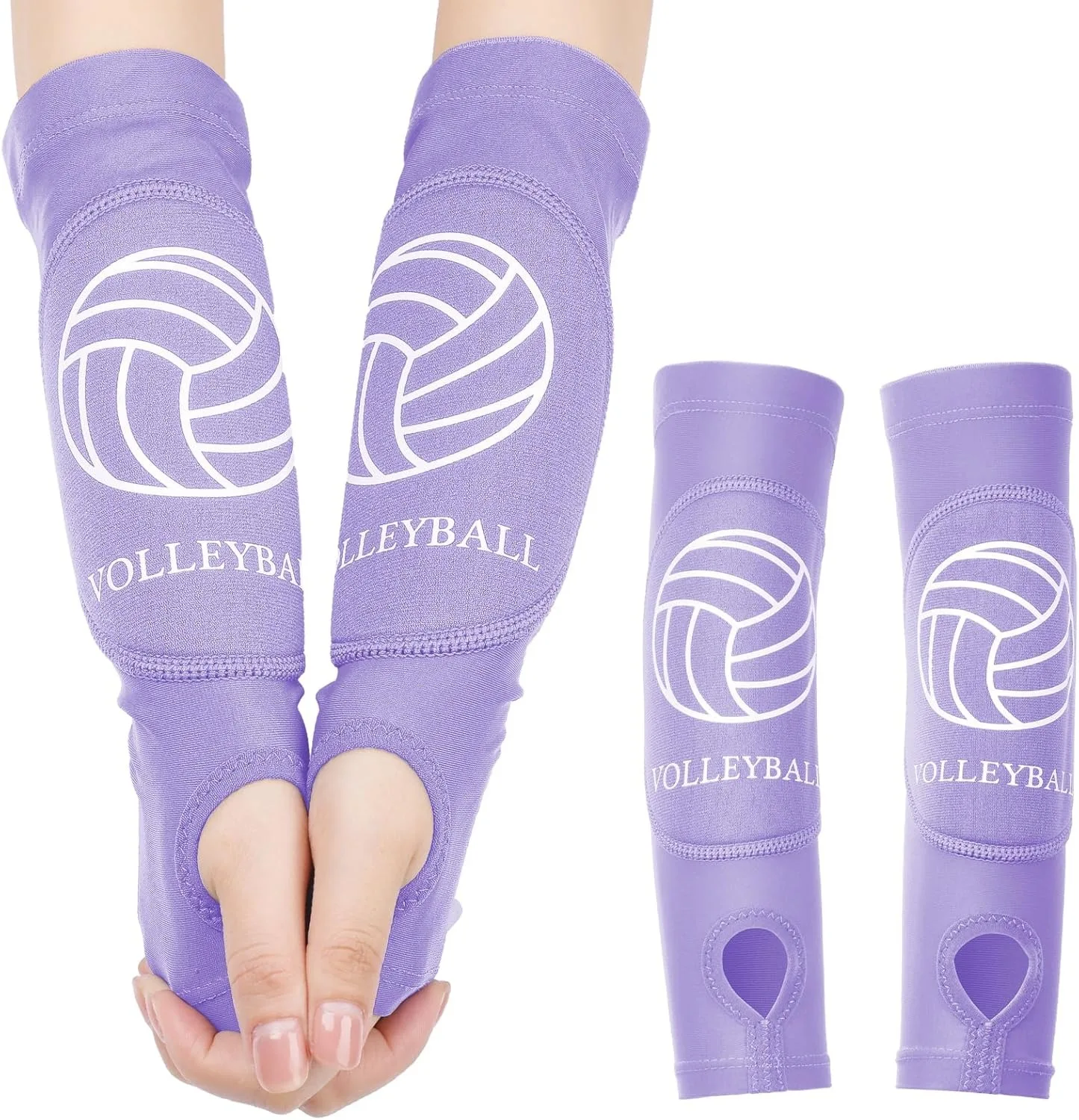 2 Pcs Volleyball Arm Sleeves Forearm Sleeves Volleyball Arm Pads for Boys Girls Teen Youth Wrist Guard