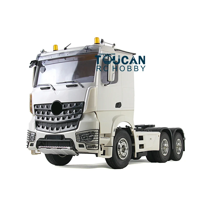 TOUCAN 3Axles Low Top 1/14 RC Tractor Truck Remote Control Construction Vehicle Car Outdoor Toys for Boys Gift Trailer  3