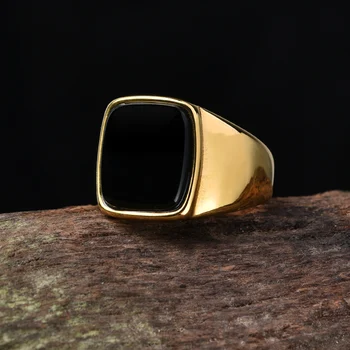 Gravitas - Men's Onyx Ring 1