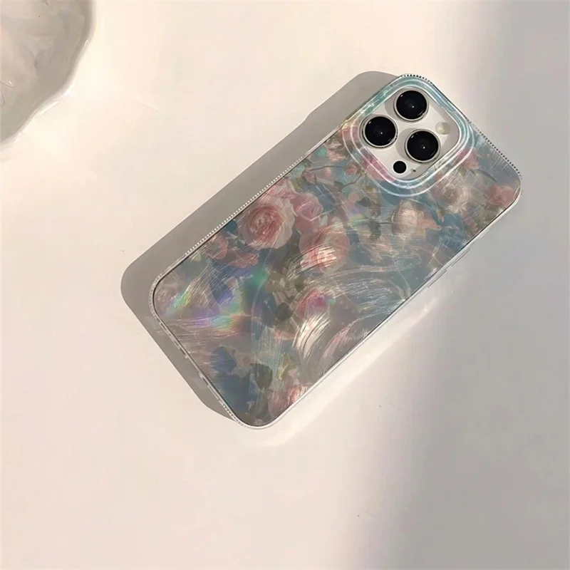 Floral Water Wave Element Phone Case Cover