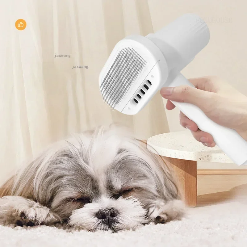 Household Dog Hair Dryer Comb Pet Hair Blowing Artifact Cleaning Drying Box Water Blower Cat Removal Grooming Care Brush