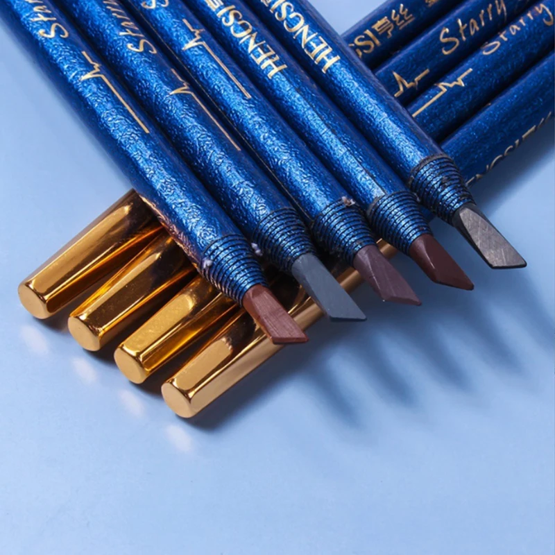 

1PC Eyebrow Pencil Waterproof Eyebrow Pen Tint Tattoo Eyebrows Makeup Cosmetics Natural Long Lasting Waterproof Eye Brow Pencil