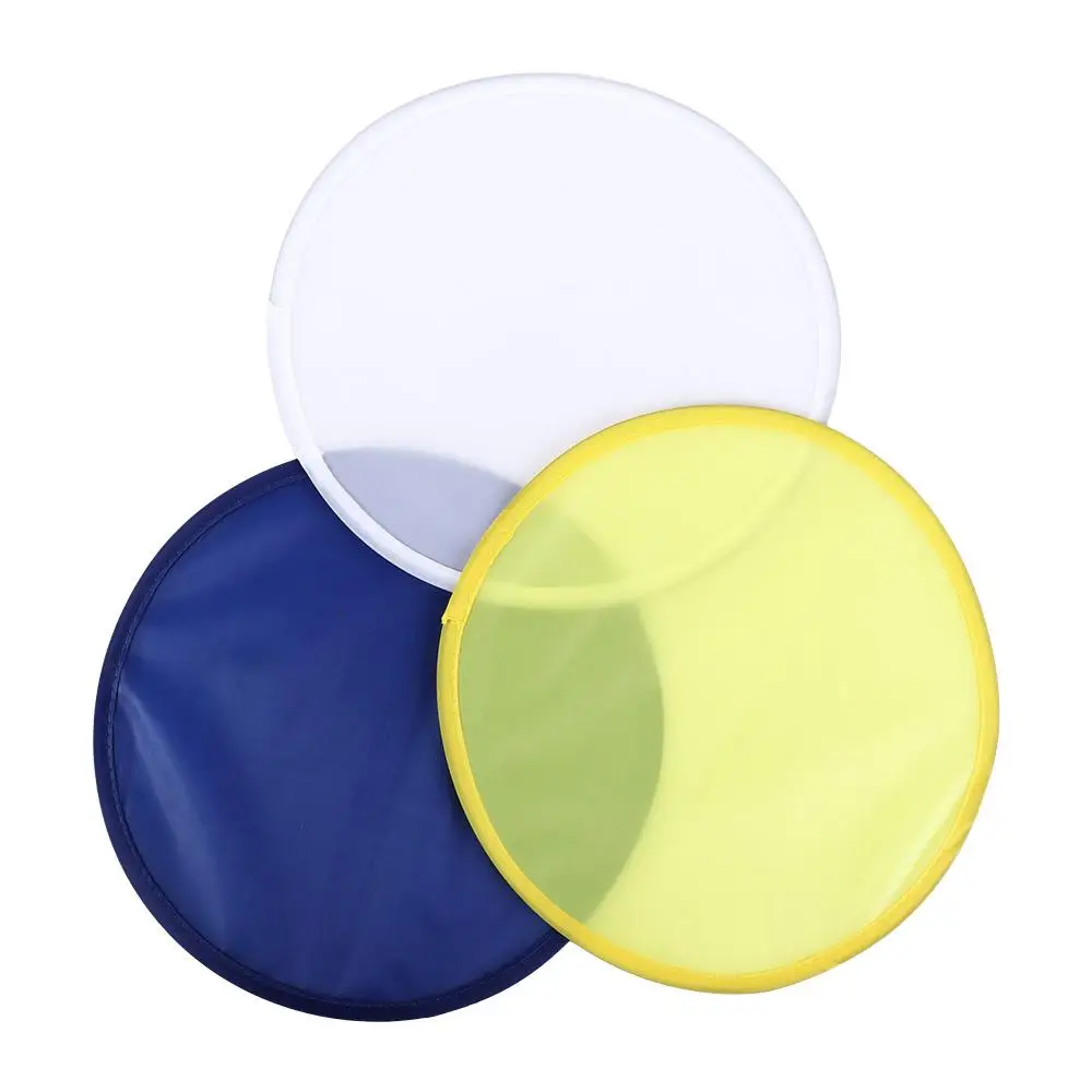 Folding fan portable fan hand fan portable flying disc Collapsible Summer Round for Outdoor with Pocket Child Toy Flying Disk Folding Fans Circular Fan