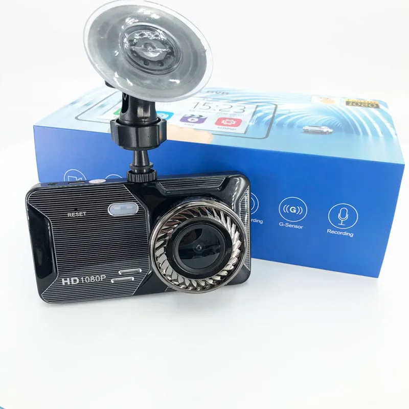 H309 4 Inch IPS Touch Screen Dash Cam 1080P Car DVR with Rear View Dual Lens Car Camera Dashcam Video Recorder Night Vision
