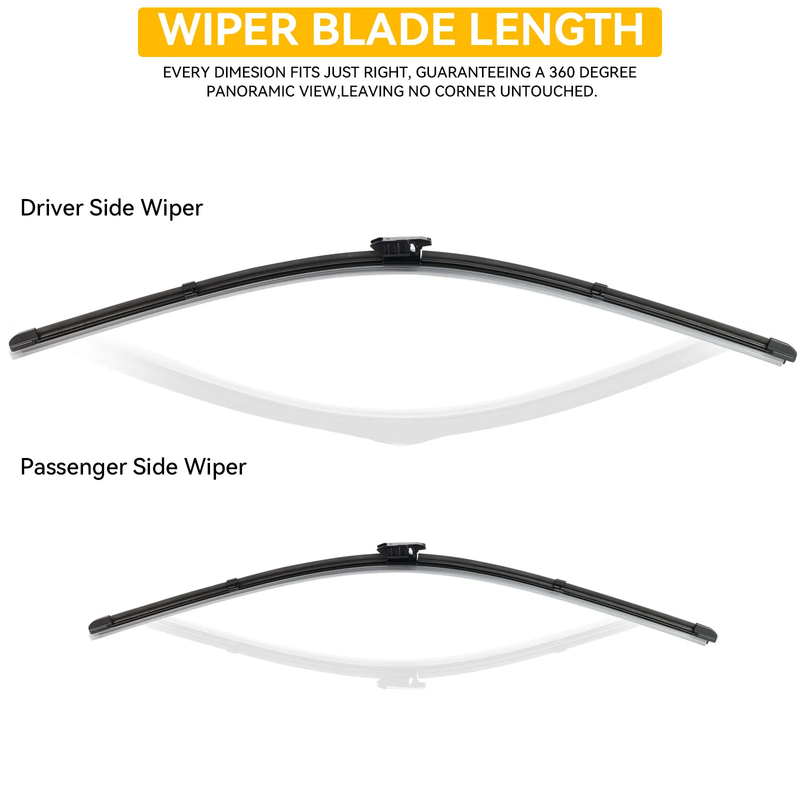 Frontscheibenwischerblätter für Dacia Renault Sandero 3 MK3 Streetway Renault Logan Taliant Jogger 2020 2021 2022 2023 2024 – Detail 6