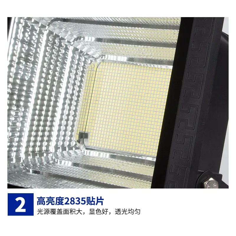 50-500W Solar Flood Lights with Remote Control Outdoor IP67 Waterproof Solar Powered Spotlight  Solar Reflector Wall Lamps Hot 5
