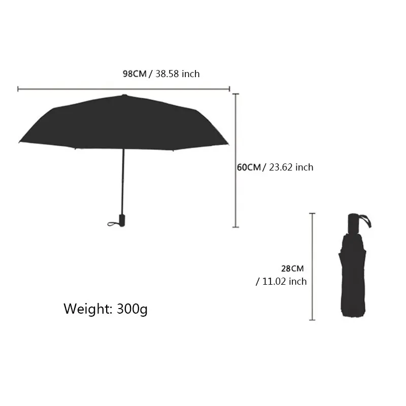 Cat Mochizuki three fold sunshade umbrella travel creative cartoon vinyl sunscreen UV protection men's and women's sun umbrella