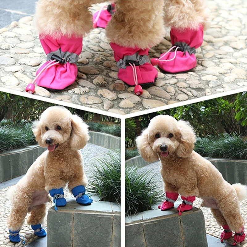 

Waterproof Pet Dog Shoes Puppy Dog Pet Booties Warm Footwear Snow Boots Pet Dog Shoes Pet Product Anti-slip Rain Boots Small Cat