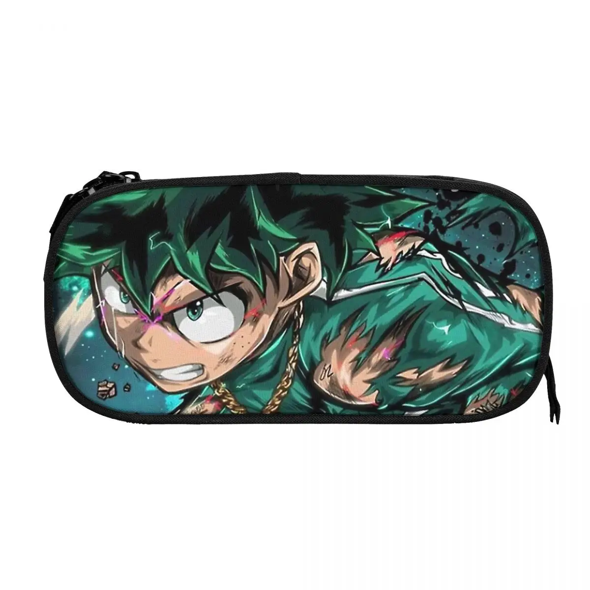 

Коробка для ручек Izuku Midoriya, школьная сумка для ручек на молнии с аниме, Детская сумка для канцелярских принадлежностей, подарок для карандашей