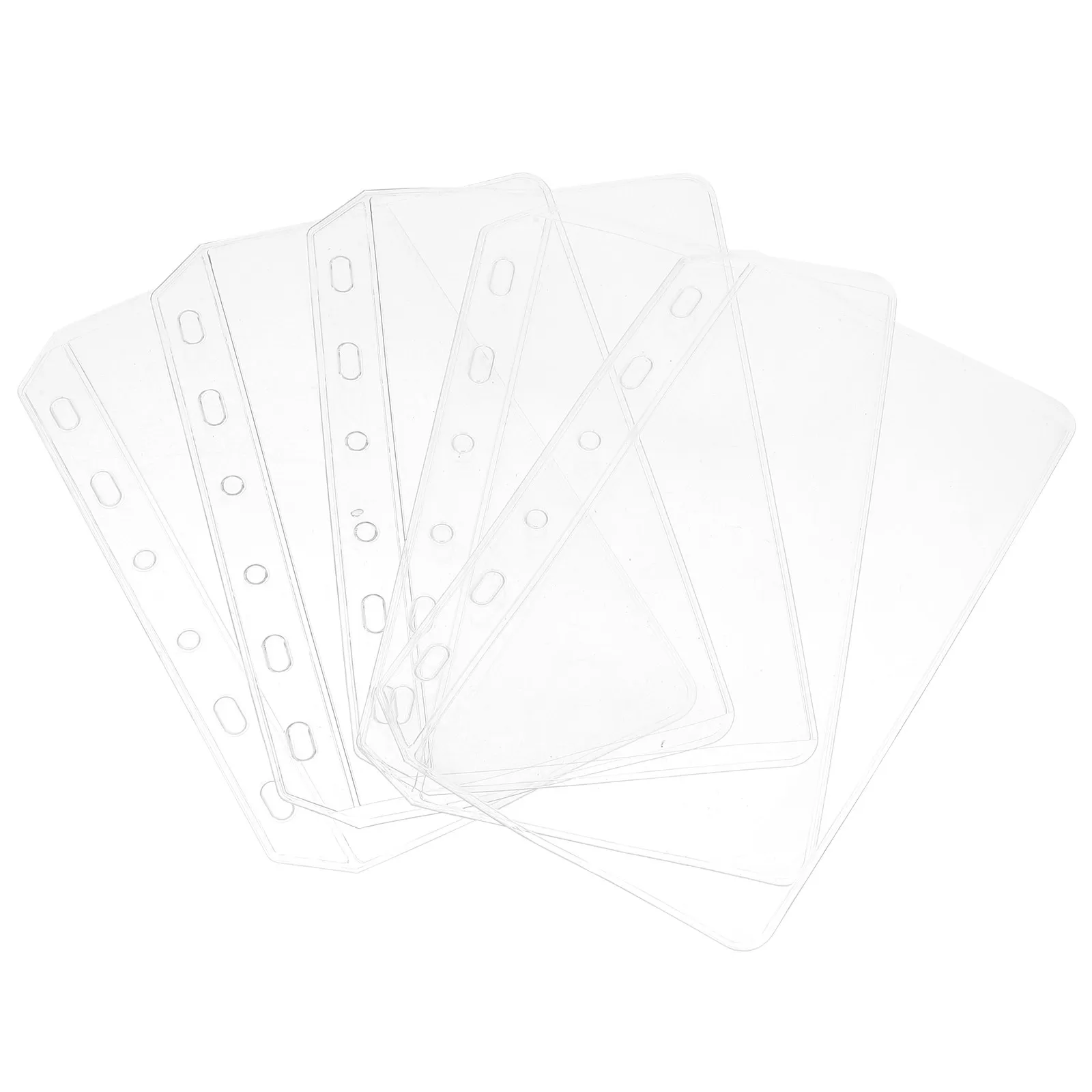 5Pcs 바인더 포켓 방수 경량 노트북 폴더 사무실 학교용 루스 리프 문서 파일링 가방