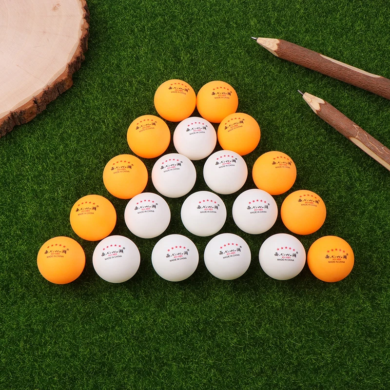 10Pcs High Standard 5 Star Table Tennis Balls 40+ ABS Ping Pong Balls For Club Training And Amateur Competition Training Balls