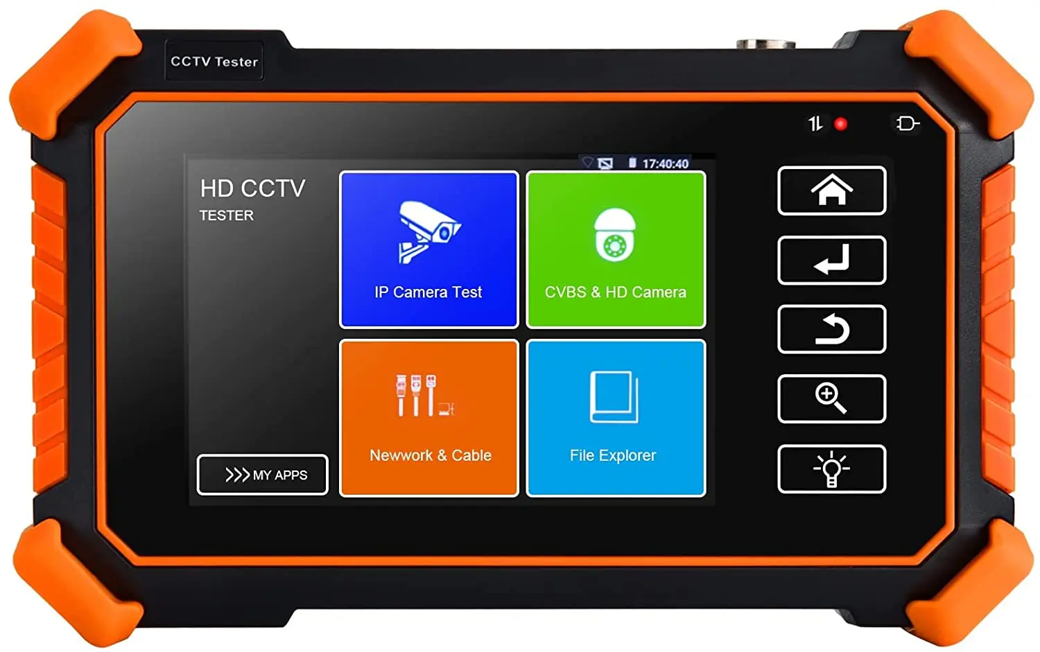 4 Inch 8K IPC CCTV Tester Monitor AHD CVI TVI CVBS 8MP Camera Testing