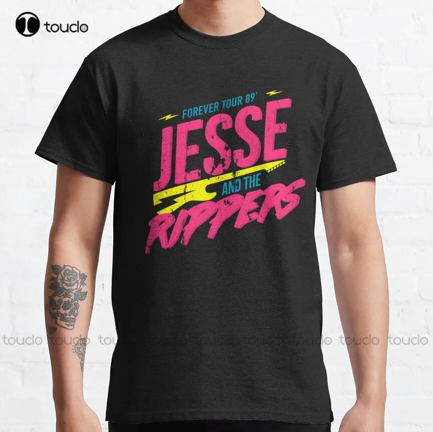 

Jesse And The Rippers: Forever Tour 89’ Classic T-Shirt Woman Shirts Custom Aldult Teen Unisex Digital Printing Tee Shirt Xs-5Xl
