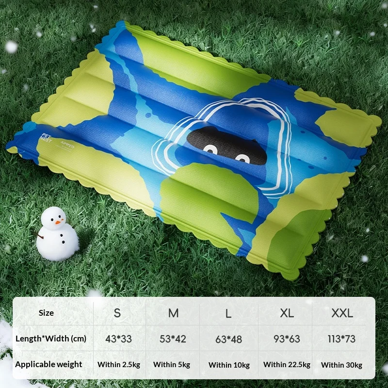Pet Cooling Mat Ice Blanket Summer Dog Pad Water Injection Self Cooling Waterproof Wear Resistant Bite Resistant For Dogs Cats_voghion.com