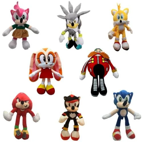18-40cm Sonic Plush Cartoon Animal Sonic Plush Doll Toys Peluche