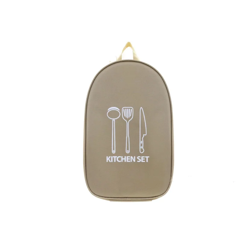 New Outdoor Camping Cookware Storage Bag Cooking Utensil Organizer Kitchen Ware Container Bag Portable Picnic Tableware Pouch