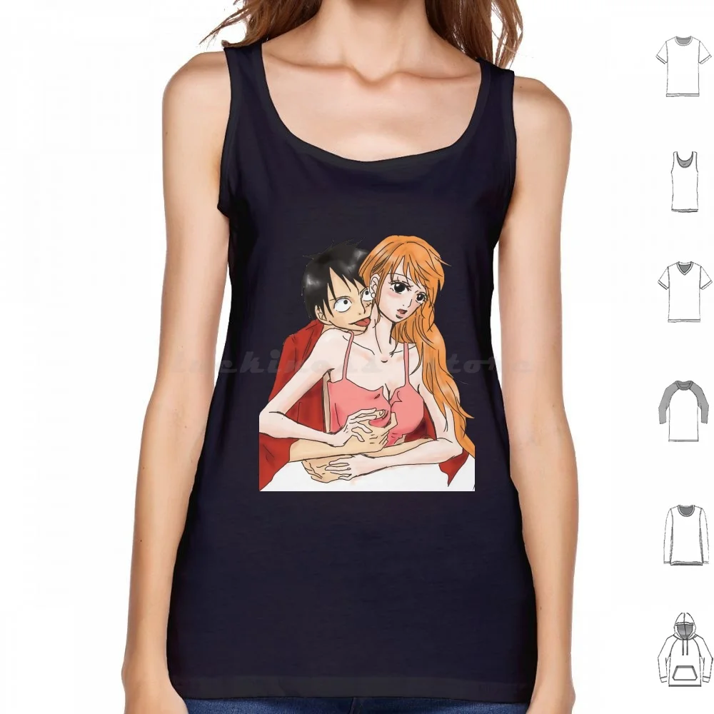 Anime Babe Canotte Gilet Senza Maniche Sexy Hentai Ecchi Echi Erotic Lewd Tette Hot Chick Donna Ragazza Tette Capezzoli Oppai