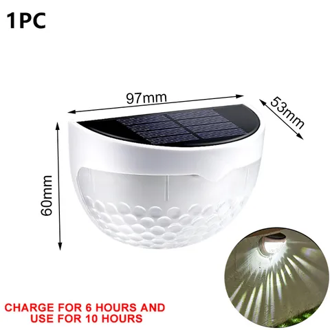 Solar Lights Outdoor Lighting Garden Decoration Waterproof Solar Lamp Wall Lamp Energy Saving Street Night Light 2/4/6/8pcs