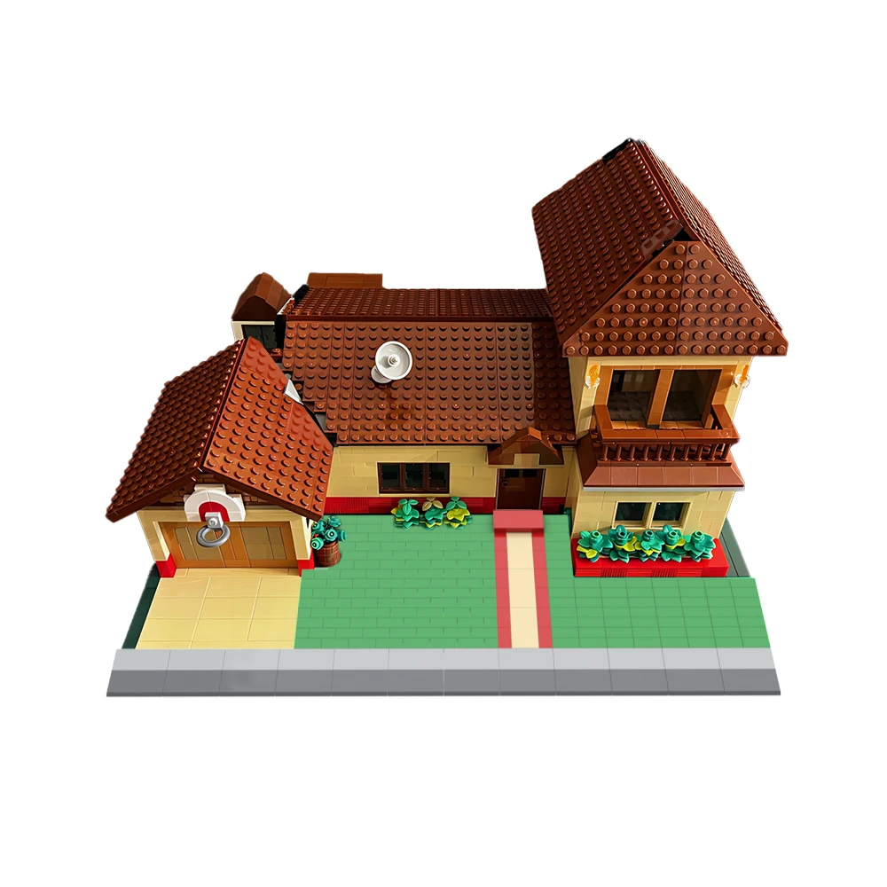

MOC Modular Smith Residence Model Main Character's House from Sci-Fi Anime 1848 Pieces Building Toys for Kids