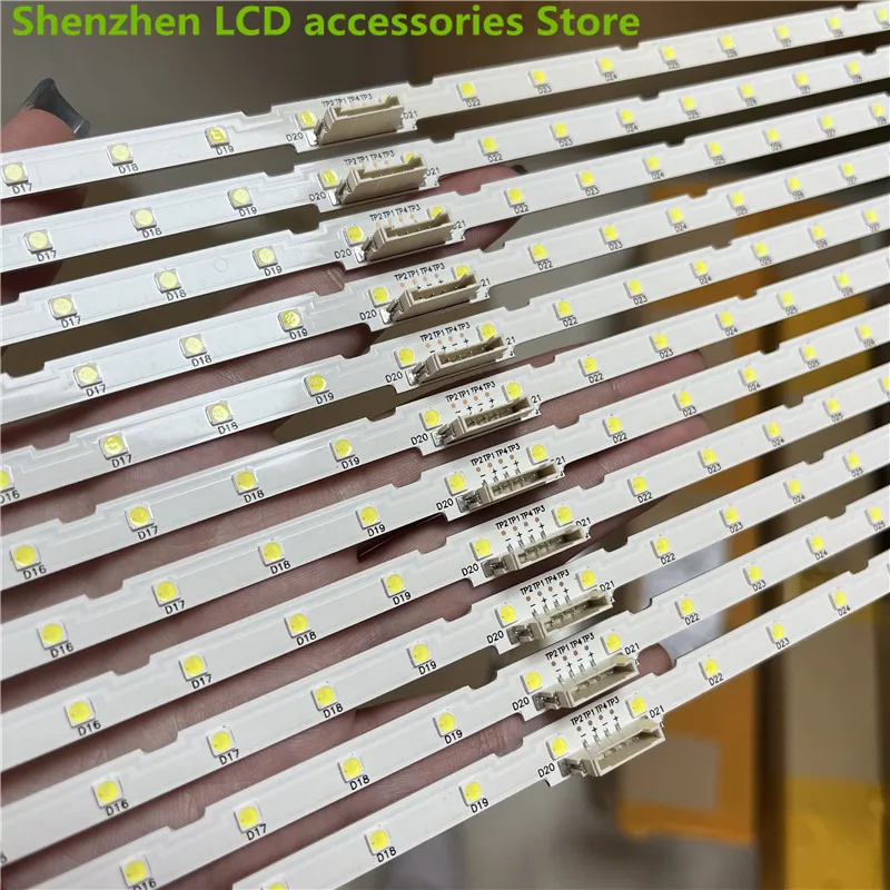 Led Backlight Kit Led Tv Kit LED Strip(2)For Samsung UE55NU7175 UN55NU7100G UE55NU7026 UE55NU7026K UE55NU7300 UE55NU7400 UE55NU7120K UE55NU7099 UE55NU7379