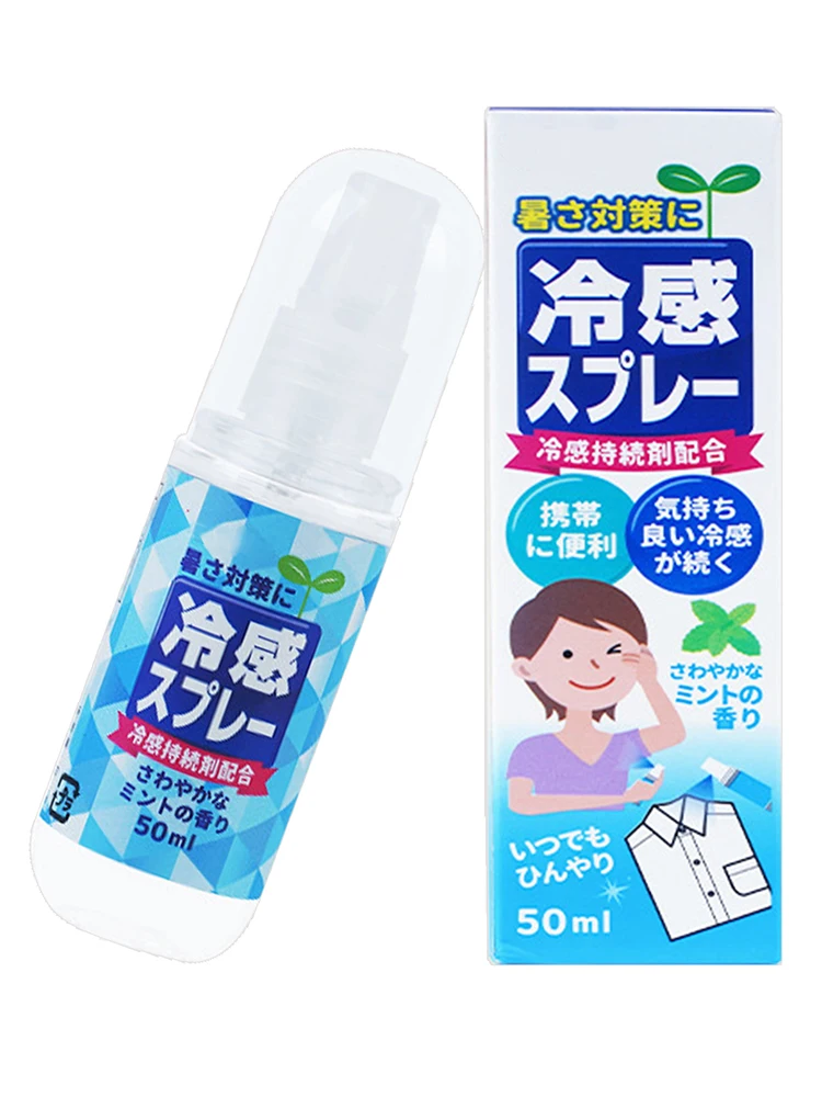 50ml Gentle Cooling Mist Durable Reusable Cool Spray for Summer Indoor Outdoor Use