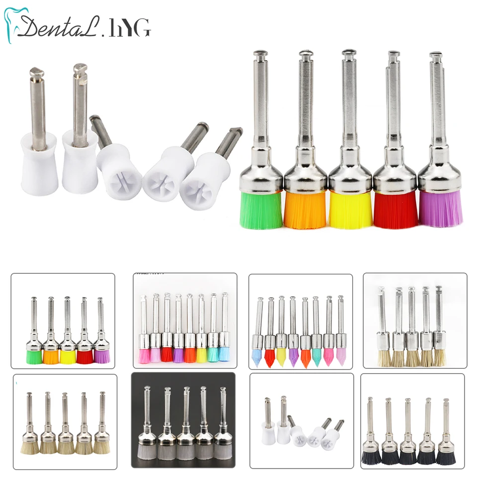 JUMTOP 100 Pz Spazzole Per Lucidatura Dentale Tipo Piatto - Foto 5