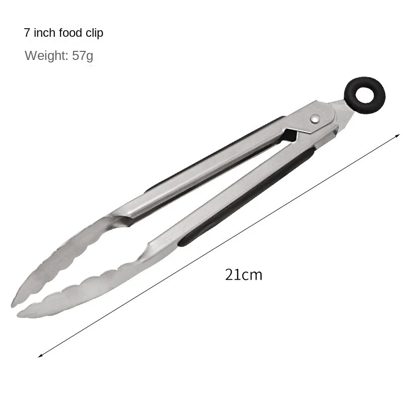 Food Tongs Steel food tongs BBQ grill tools 9 inch 12 inch 14 16 factory stainless steel food tongs