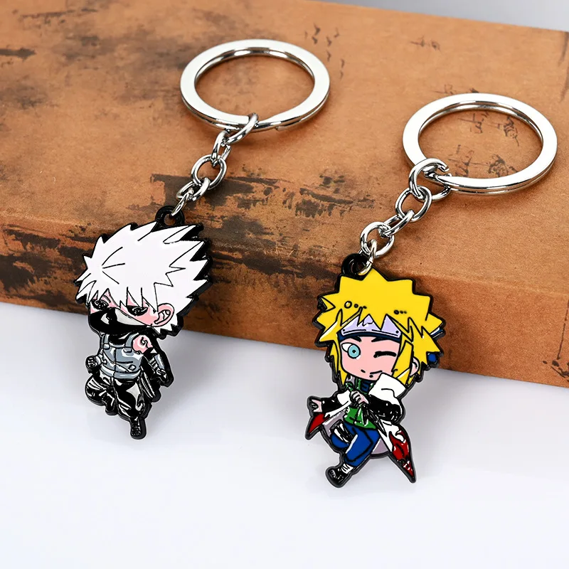 

Anime Naruto Akatsuki Key Chain Creativity Fashion Jewelry Gifts Car Keyring Men Women Keychains Knapsack Decorations