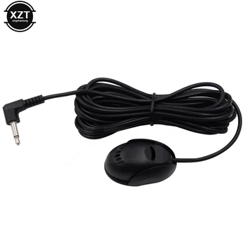 Microfono per auto 3M cablato da 3,5 mm - Microfono vivavoce con cancellazione del rumore per lettore DVD radio stereo per auto, mini microfono audio tipo pasta