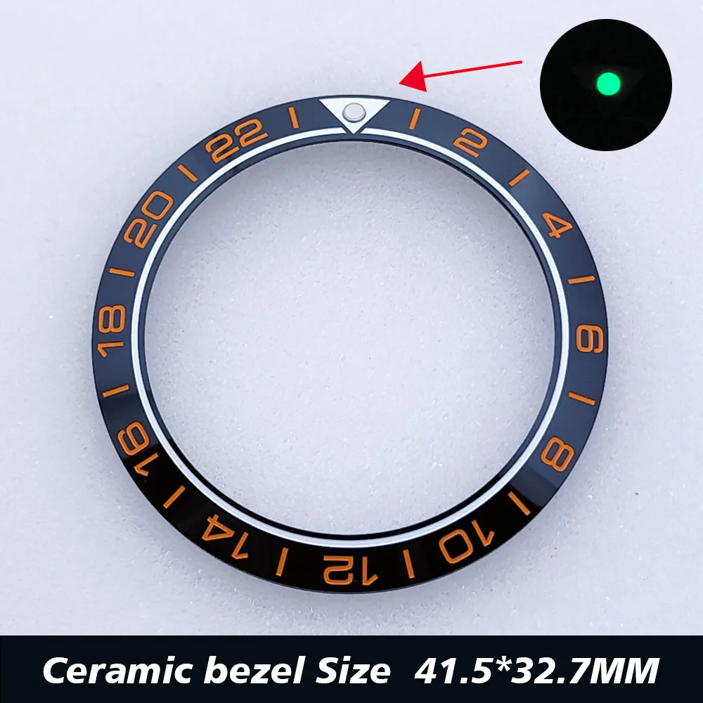 Ceramic Sloping Watch Bezel Insert - 41.5mm, Inner Diameter 32.7mm
