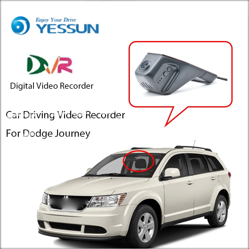 

YESSUN Car DVR Digital Video Recorder For Dodge Journey - Front Camera Dash HD 1080P Not Reverse Parking Camera