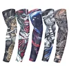 2PCS Breathable UV Protective Tattoo Arm Sleeve Driving Running Vissen Fietsen Mouwen Basketball Cover Skull Fishing Arm Sleeves 1
