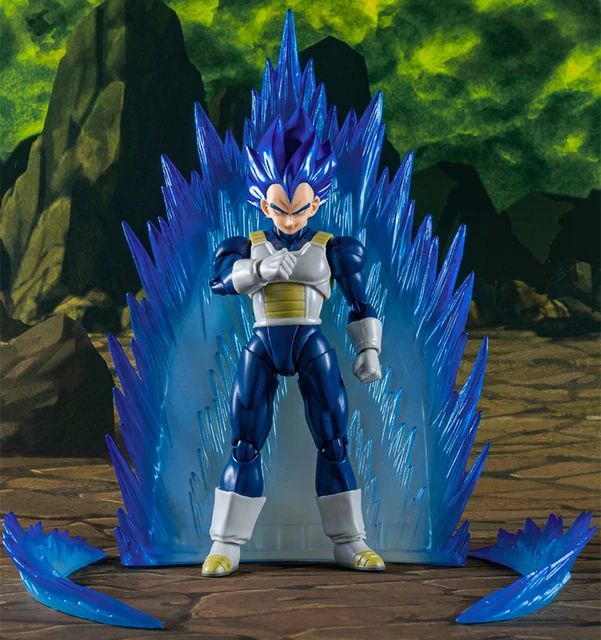 In Stock Dragon Ball Z Vegeta Action Figure Demoniacal Fit DF SHF Deep Blue  Super Saiyan