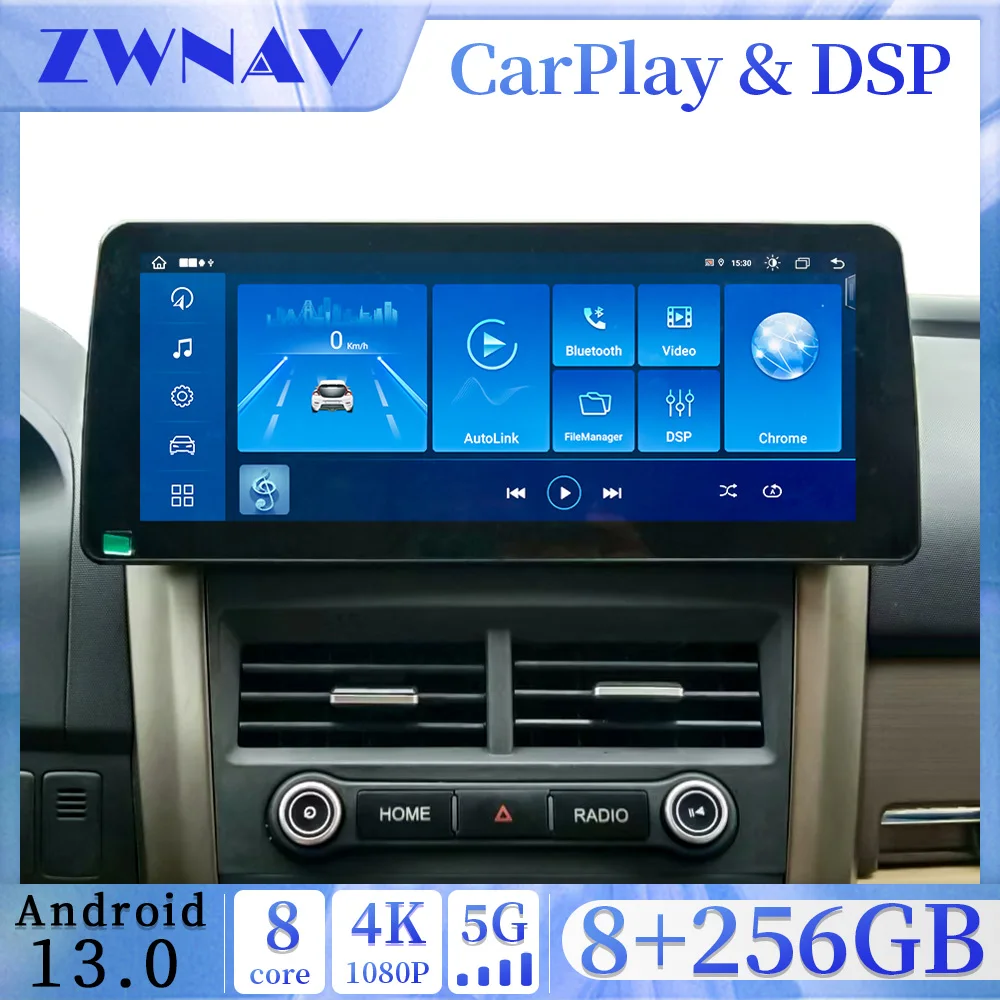 

For Honda CRV 2007-2011 Car 12.3 inch GPS Navigation Multimedia Stereo Receiver Player Radio unit Carplay 4G DSP