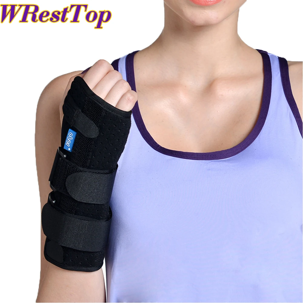 

Carpal Tunnel Wrist Brace Support with Metal Wrist Splint for Hand and Wrist Support and Tendonitis Arthritis Hands Pain Relief