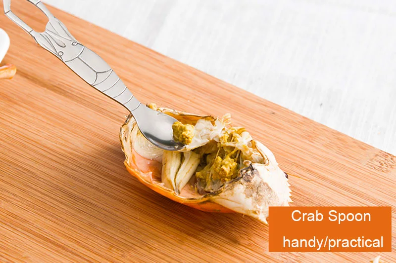 Description Picture 6 of item6/3 Pcs Crab Crackers Peel Shrimp Tool Lobster Clamp Pliers Nut Cracker Kitchen Accessories Stainless Steel Seafood Tool Sets