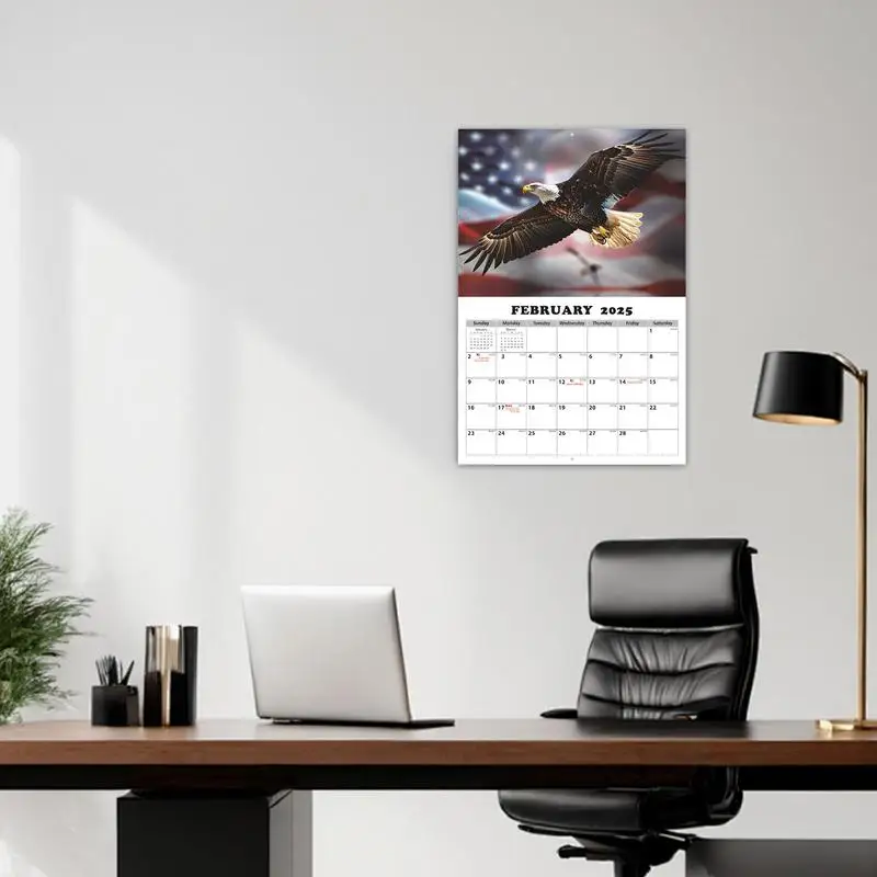 Wall Calendar Planner 2025 Monthly Calendar Decor Clear Printing Vertical Wall Calendar For Living Room Bedroom Apartment Work