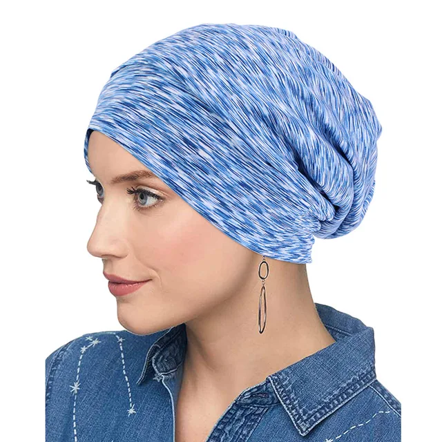 Berretto In Cotone Per Chemio - Copricapo Elastico E Morbido Per Donne | Turbante Comfort - Foto 7