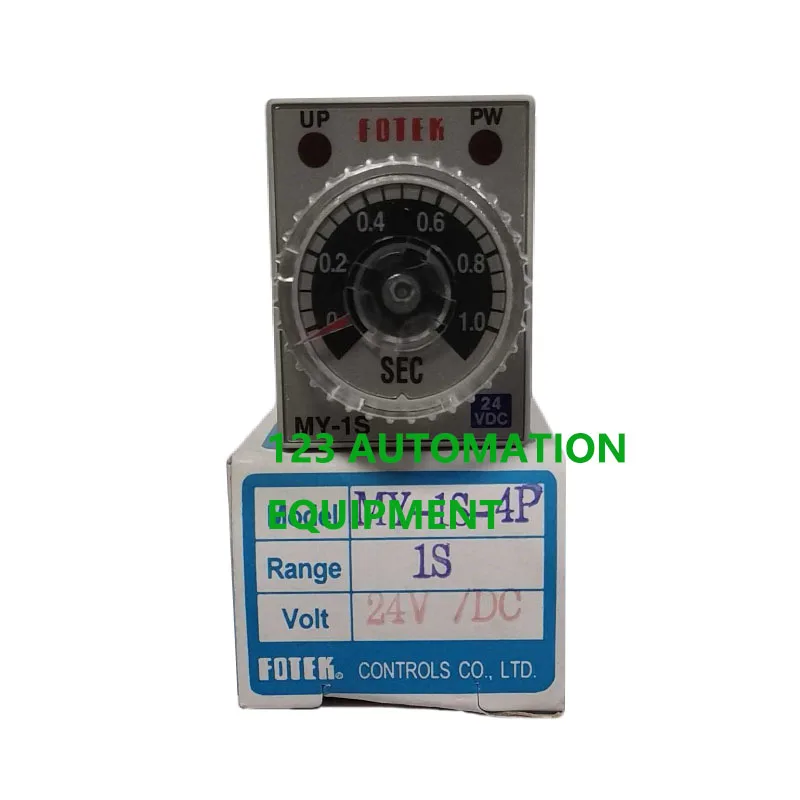 

Authentic New FOTEK MY-1S 3S 6S 10S-2P-24VDC MY-1S 3S 6S 10S-4P-24VDC Time on Relay Small Timer DC