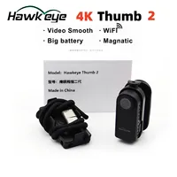 Hawkeye 4K Thumb 2 Action Camera FOV 170° 12MP DC 5~23V Support Gyroflow WiFi Built-in Battery Magnetic Camera For FPV RC Drones 1
