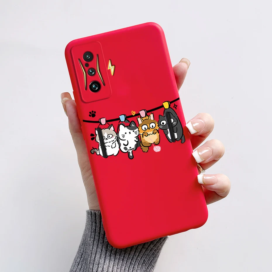 Silicone Soft Cartoon Frog Phone Case for Redmi K50 Gaming Edition